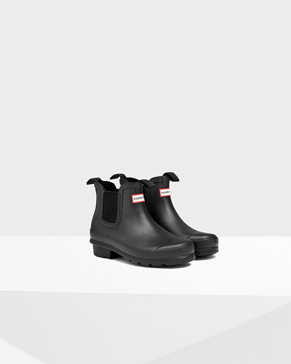 Kids Hunter Chelsea Boots Black - Original Big - 0851972-BX